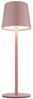 LED Tischleuchte, pink, Metall, Akku, Touchdimmer, H 28 cm Bild 5