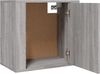 vidaXL Wand-Nachttisch Grau Sonoma 50x30x47 cm 816876 Bild 5
