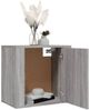 vidaXL Wand-Nachttisch Grau Sonoma 50x30x47 cm 816876 Bild 4