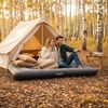 Avenli Luftmatratze Camping CloudCoil grau 203x152x22cm Bild 3