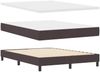 vidaXL Boxspringbett mit Kopfteil Dunkelbraun 160 x 200 cm Stoff 3338702 Bild 5