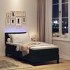 vidaXL Boxspringbett mit LED-Lichtleisten Schwarz 80 x 200 cm Stoff 3342242 Bild 5