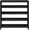 vidaXL Schuhregal Schwarz 80x25x81 cm Holzwerkstoff 859906 Bild 4