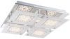 LED Deckenlampe aus Chrom mit Glas Kristallen LOUISE Bild 2
