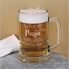 Herz & Heim Bierkrug für Väter mit Gravur - Bierglas als Geschenk zum Vatertag, Glas Bild 3