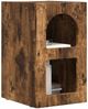 vidaXL Nachttisch Geräucherte Eiche 29,5 x 33,5 x 50 cm Holzwerkstoff 891234 Bild 3