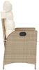 vidaXL Gartensessel mit Kissen Verstellbar Beige Poly Rattan 365260 Bild 5