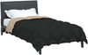 vidaXL Winterbettdecke Schwarz und Taupe 135 x 200 cm Mikrofaser 42025728 Bild 3