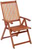 vidaXL Klappbare Gartenstühle 4 Stk. Massivholz Akazie 3065515 Bild 2