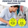 EASYmaxx Wäscheständer Teleskop Wäscheturm mit 8 m Trockenlänge, faltbar platzsparend & leicht klappbar Standtrockner in Klein & Schmal Bild 3