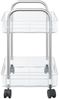 vidaXL Aufbewahrungswagen 2 Etagen Transparent 37x28x43,5 cm Acryl 4012375 Bild 5