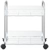 vidaXL Aufbewahrungswagen 2 Etagen Transparent 37x28x43,5 cm Acryl 4012375 Bild 4