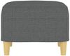 vidaXL Fußhocker Dunkelgrau 60 x 50 x 41 cm Stoff [349264] Bild 4