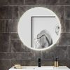 Badezimmer Spiegel Glide mit LED Beleuchtung rund 80 cm Bild 4