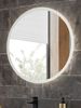 Badezimmer Spiegel Glide mit LED Beleuchtung rund 80 cm Bild 1