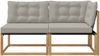 vidaXL Sectional Sofa Einheiten mit Kissen Weiß 162,5 x 83 x 73 cm 901654 Bild 5