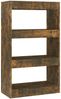 vidaXL Bücherregal/Raumteiler Räuchereiche 60x30x103 cm Holzwerkstoff 813602 Bild 2