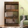 vidaXL Bücherregal/Raumteiler Räuchereiche 60x30x103 cm Holzwerkstoff 813602 Bild 3