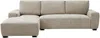 Vente-unique - MICHELIA Sofa Stoff Beige - B 174 cm x H 85 cm x L 268 cm Bild 2