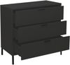 Maeusbacher Bonnie Kommoden Quadrat anthrazit matt lack BxHxT: 81 x 80 x 45 cm Bild 4