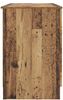 vidaXL Schreibtisch mit Regal Altholz 142,5 x 50 x 75 cm Holzwerkstoff 3414646 Bild 5