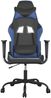 vidaXL Gaming-Stuhl Schwarz und Blau Kunstleder 3143641 Bild 3