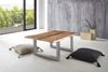 Couchtisch Baumkante 120x80 cm Akazie massiv + naturfarben silber LUBIN 76508234 Bild 3