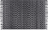 Teppich Wolle schwarz 160 x 230 cm Kurzflor ALUCRA Bild 4