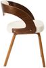 vidaXL Esszimmerstühle 4 Stk. Creme Bugholz und Kunstleder [278840] Bild 4