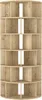 Vente-unique - LAREYA Bookcase Holz, Platte Beige - B 40 cm x H 180 cm x L 80 cm Bild 2