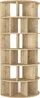 Vente-unique - LAREYA Bookcase Holz, Platte Beige - B 40 cm x H 180 cm x L 80 cm Bild 3