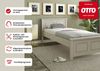 OTTO home Massivholzbett ERIK', Made in Europe, optional mit Schublade, Massivholz Kiefer (FSC® zertifiziert), in mehreren Größen, Landhausstil mit Kassettenoptik Bild 4