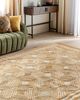 Teppich Jute beige 200 x 300 cm geometrisches Muster Kurzflor MENGEN Bild 3