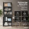 Bellamio 'Apol' Mehrzweckschrank, schwarz, 176x33x60 cm, Aktenschrank mit Schublade und 5 Ablagefächern Bild 3