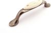 SO-TECH® Möbelgriff Porzellangriff VENUS Silber Antik / Cremefarbig BA 96 mm, Griff Schrankgriff Schubladengriff - incl. Schrauben Bild 5