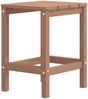 vidaXL Adirondack-Gartenstühle mit Hocker & Tisch HDPE Braun 3095714 Bild 5