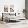 vidaXL Bettgestell ohne Matratze Sonoma-Eiche 160x200 cm Holzwerkstoff 4106795 Bild 4