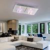 RGB LED Deckenleuchte, Fernbedienung, Chrom, Glas, L 40 cm Bild 3