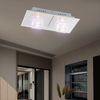 RGB LED Deckenleuchte, Fernbedienung, Chrom, Glas, L 40 cm Bild 5