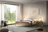 Hasena Lounge Pieve 140x200 Wildeiche natur, geölt - Fusshöhe 25 cm Massivholzbett Bild 2