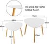 Modernes 2er Set Couchtisch Beistelltisch Wohnzimmer Bild 2