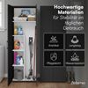Bellamio 'Apol' Mehrzweckschrank, schwarz, 176x33x60 cm, Besenschrank mit Staubsaugerfach und 4 weiteren Fächern Bild 5