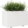 vidaXL Pflanzkübel Weiß 110x60x72 cm Massivholz Kiefer 3282650 Bild 4