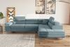 Stylefy Marokko Ecksofa Hellblau Strukturstoff INARI Rechts Bild 3