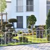 Relaxdays Gartenzaun Weiß 3er Set Bild 5