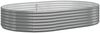 vidaXL Hochbeet Verzinkter Stahl 214x140x36 cm Grau 319024 Bild 2
