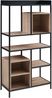 Standregal Belana 137x70x33 cm Schwarz/Eicheoptik [en. casa] Bild 2