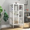 VCM Standvitrine Floka 919956 Weiß H. 110 x B. 60 x T. 35 cm Bild 2