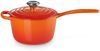 LE CREUSET Serviertopf Stielkasserolle Signature rund ofenrot 16cm, Emailliertes Gusseisen Bild 5