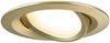 LED Einbauleuchte 3-Step-Dim Nova Coin 3-Step-Dim Basisset schwenkbar rund 84mm 50° Coin 3x6W 3x470lm 230V dimmbar 2700K Gold matt Bild 1